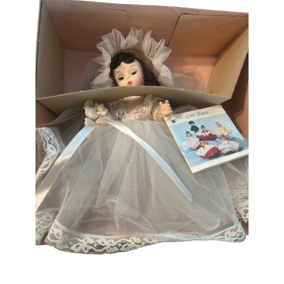 Vintage Madame Alexander Bride Doll #435 Original Box 8" Dark Hair Estate Tulle - Picture 1 of 6